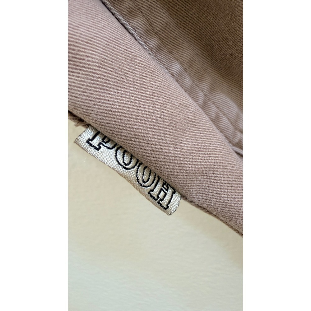 Disney Catalog Vintage Winnie the Pooh Embroidered Overalls Tan Brown Women S - Picture 8 of 16